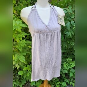 Earth Collection Nwt Lavender‎ HalterNeck Women's Mini Dress Y2k Style Non Toxic